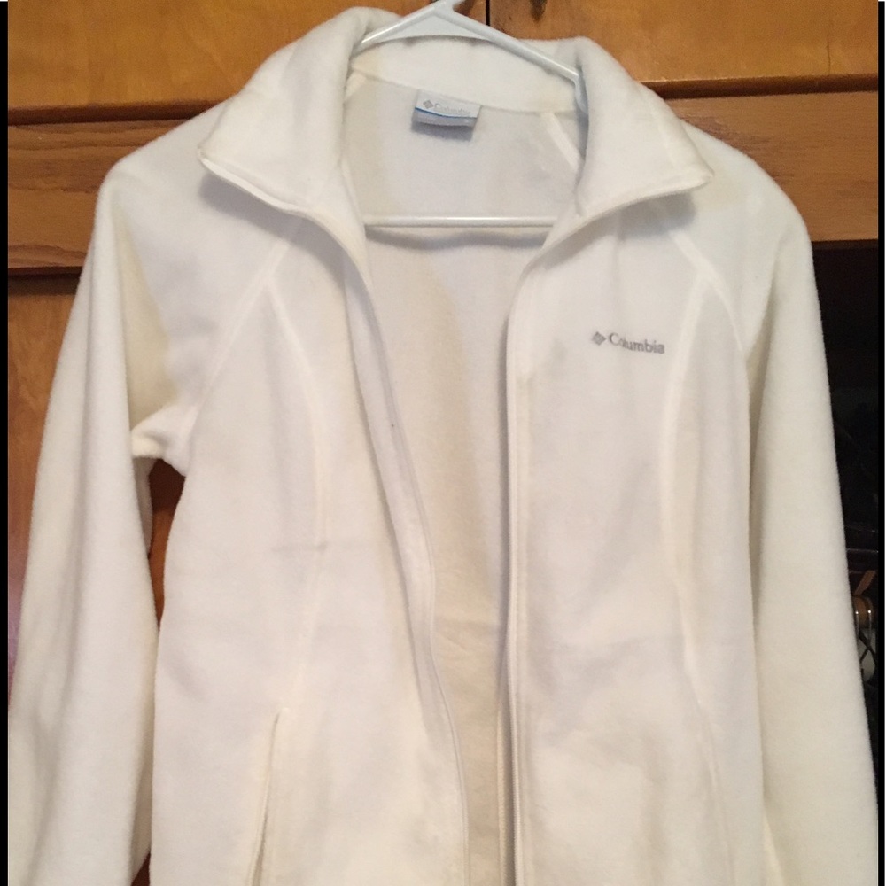 White Columbie Full Zip