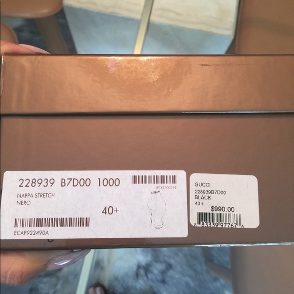 Gucci Kills Open Toe Ankle Boots Nappa Stretch - Picture 4 of 4