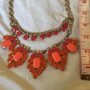Stella and dot coral Spring Awakening necklace