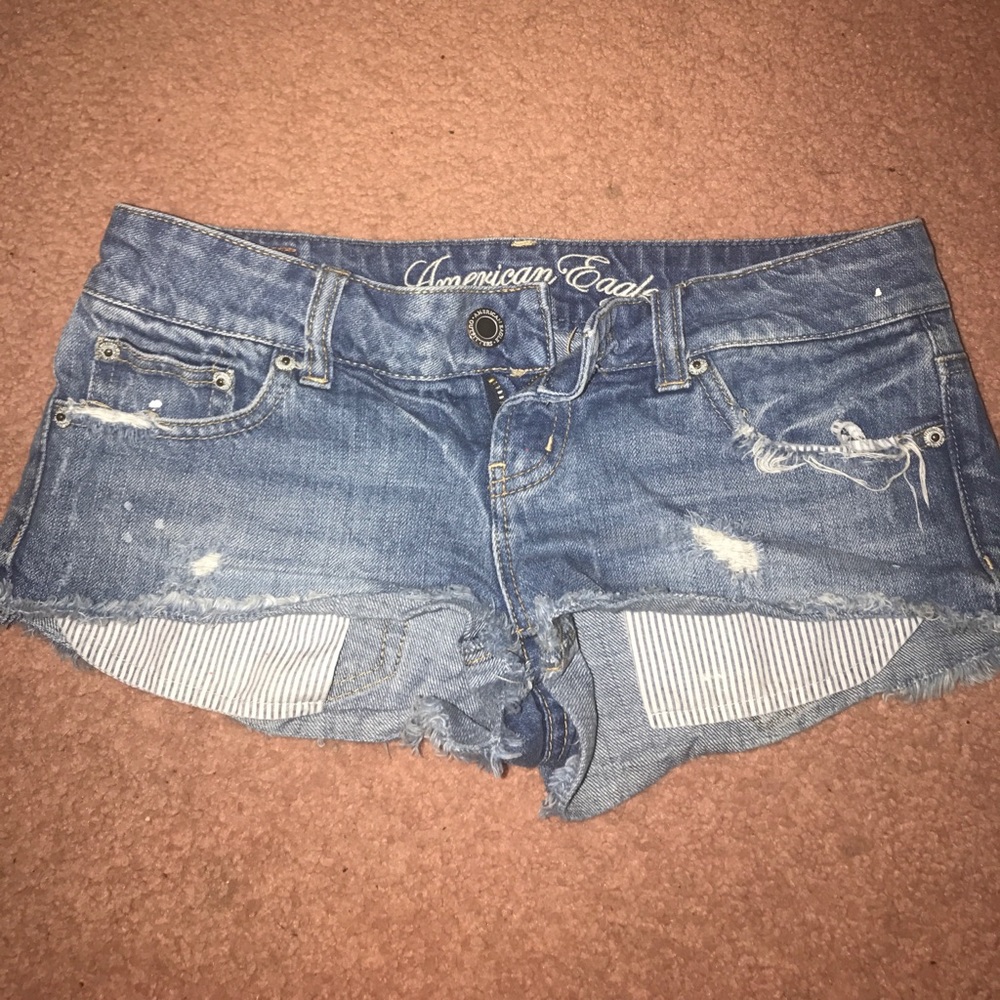 American eagle jean shorts