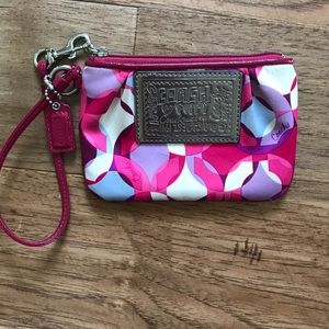 Coach Poppy Collection wristlet 🌺