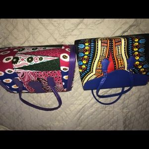 African print shoulder bag