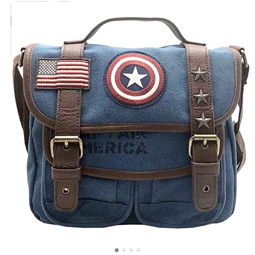 New Loungefly Captain America messenger bag