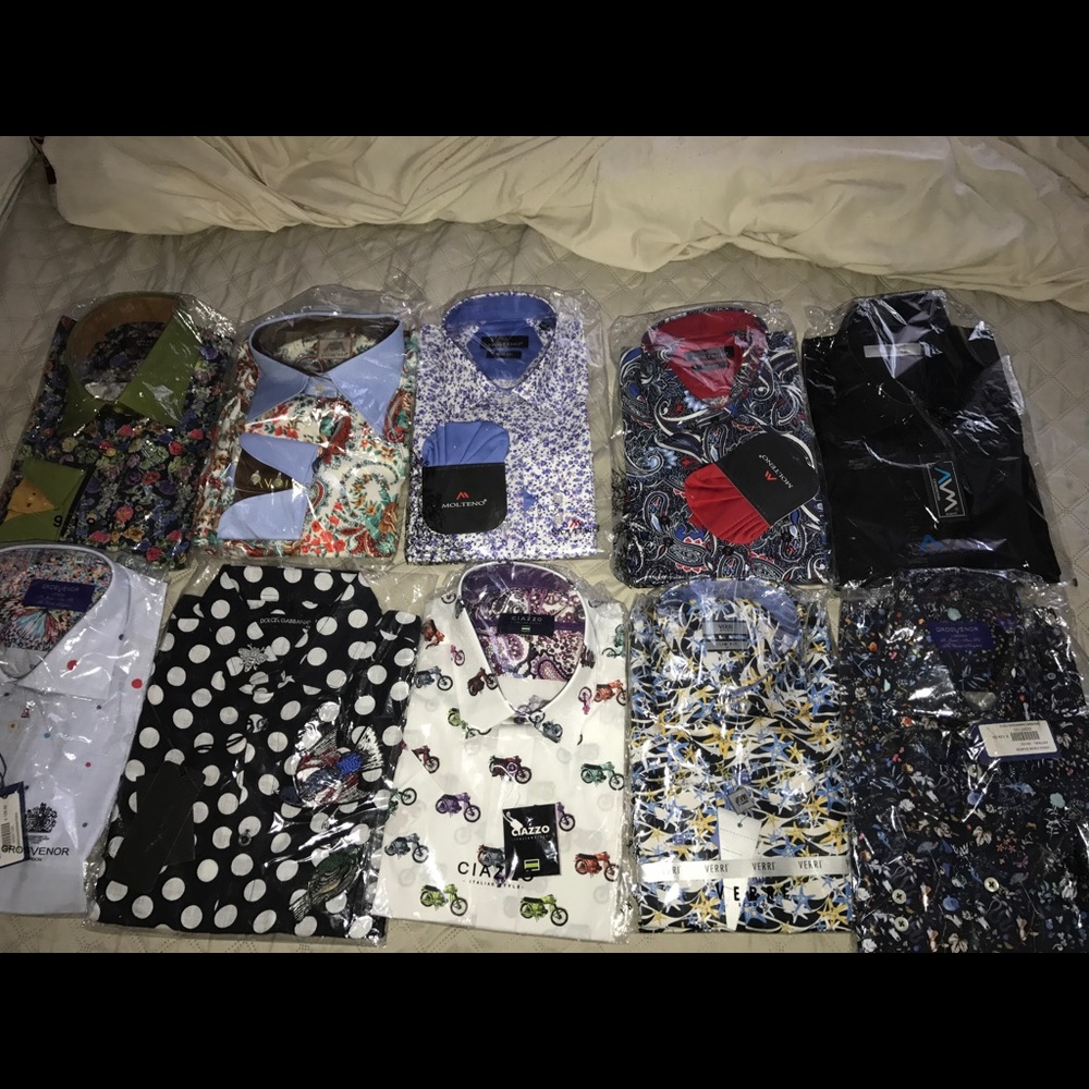 Quality top brand unisex dress shirt.