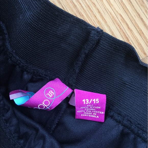 BLACK RUFFLE SKIRT - Picture 2 of 2