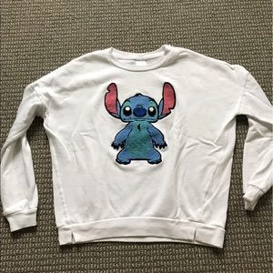 Pure White Stitch Long sleeve tee