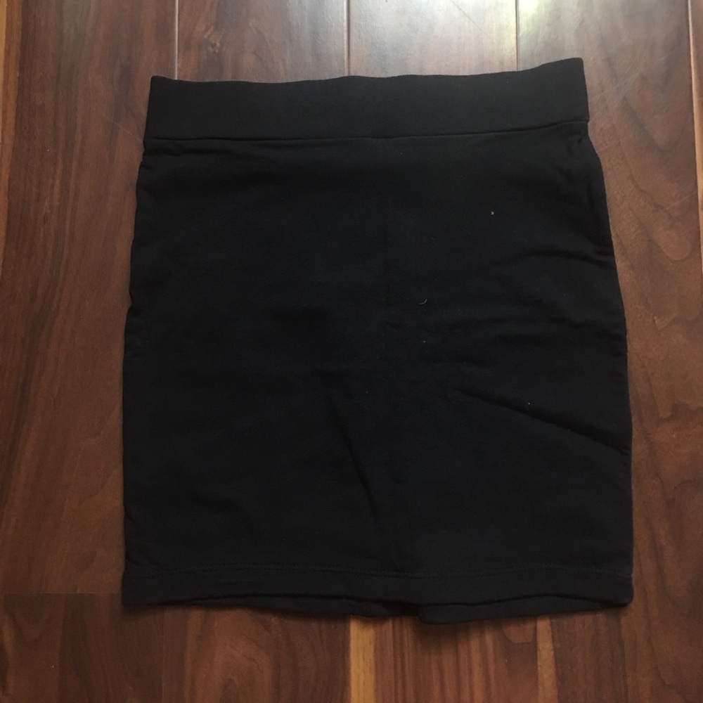 Black mini pencil skirt - forever 21