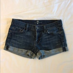 7 For All Mankind Denim Shorts