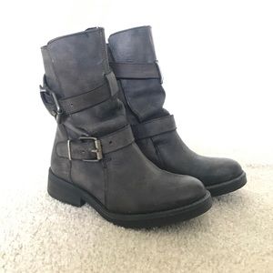Espresso Brown Steve Madden Buckle Boots