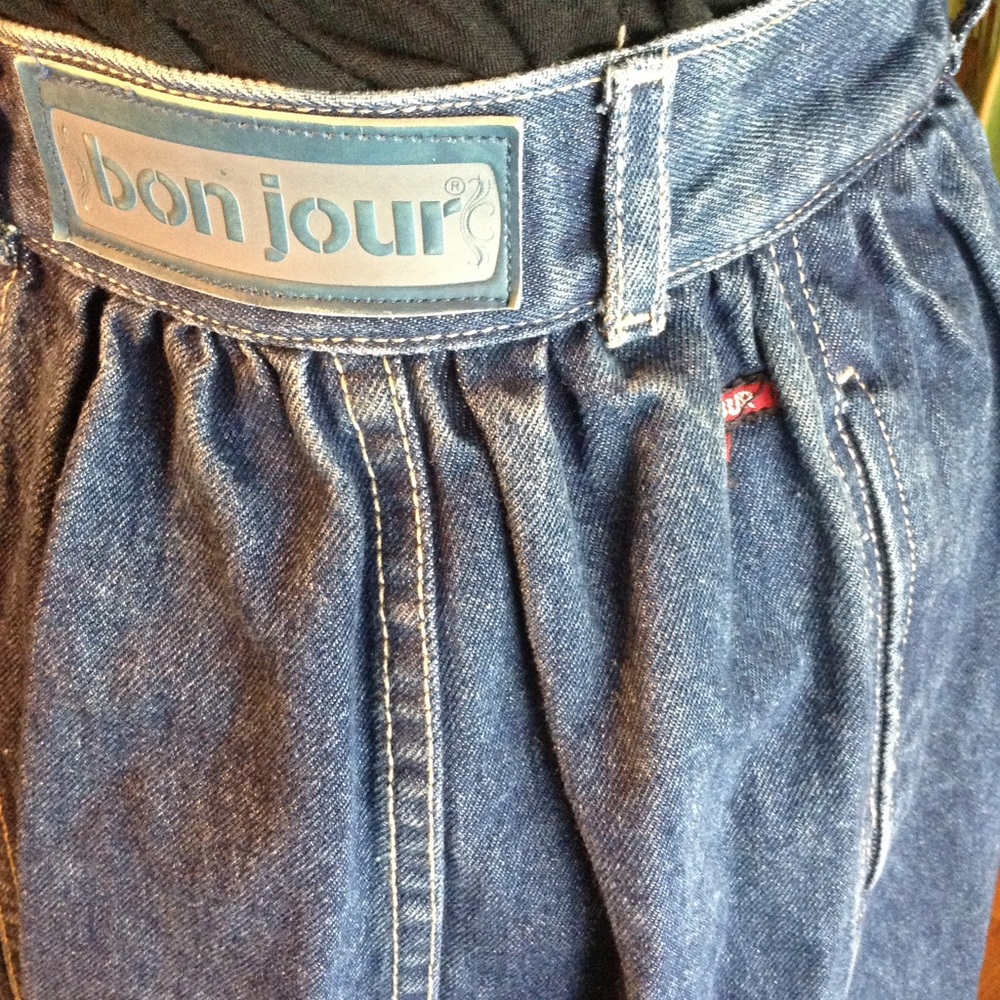 Sold!!!! Vintage BonJour high waist denim skirt - Picture 6 of 8