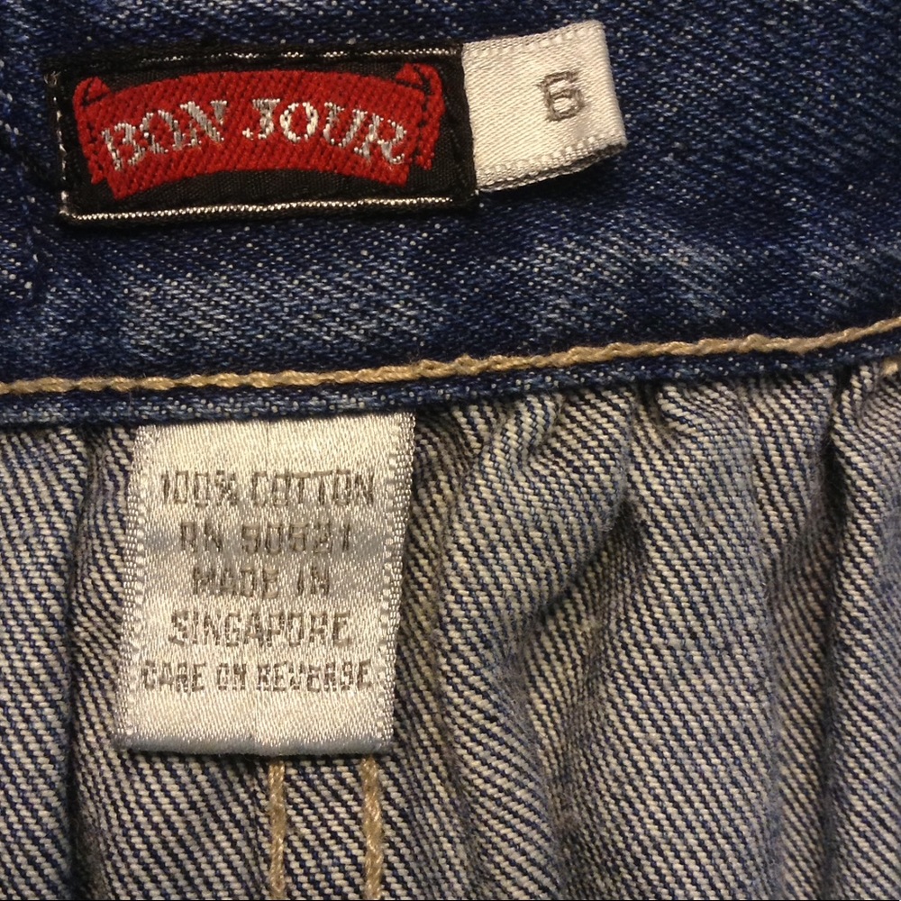 Sold!!!! Vintage BonJour high waist denim skirt - Picture 8 of 8
