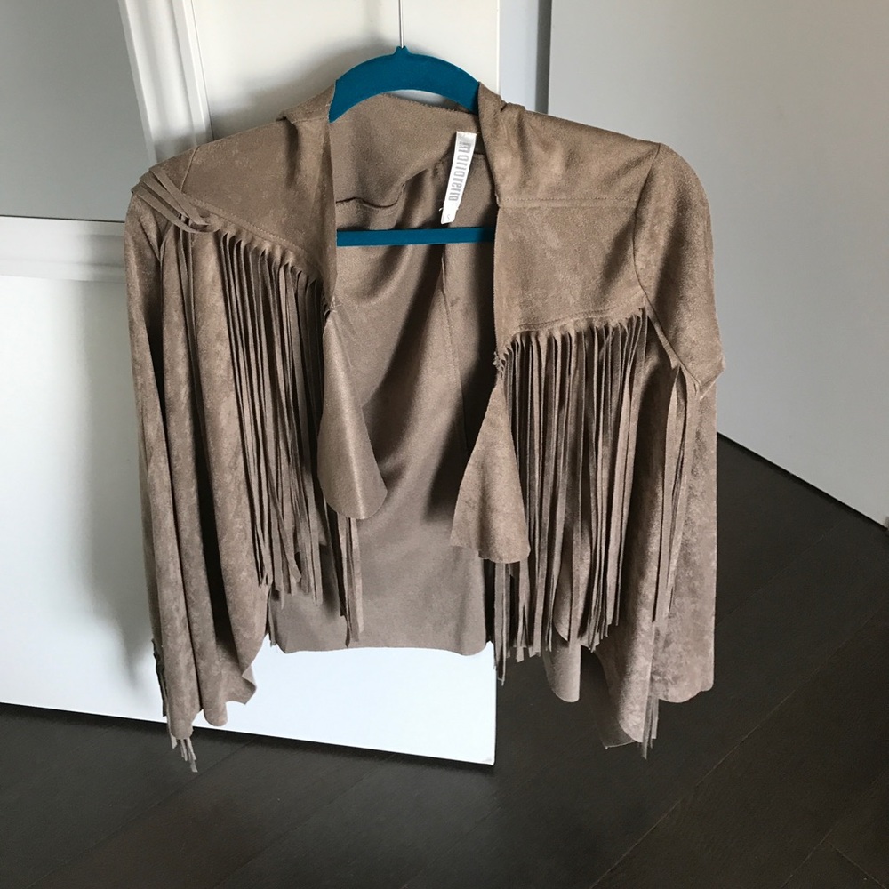 Fringe suede coat!!! Comfy stylish