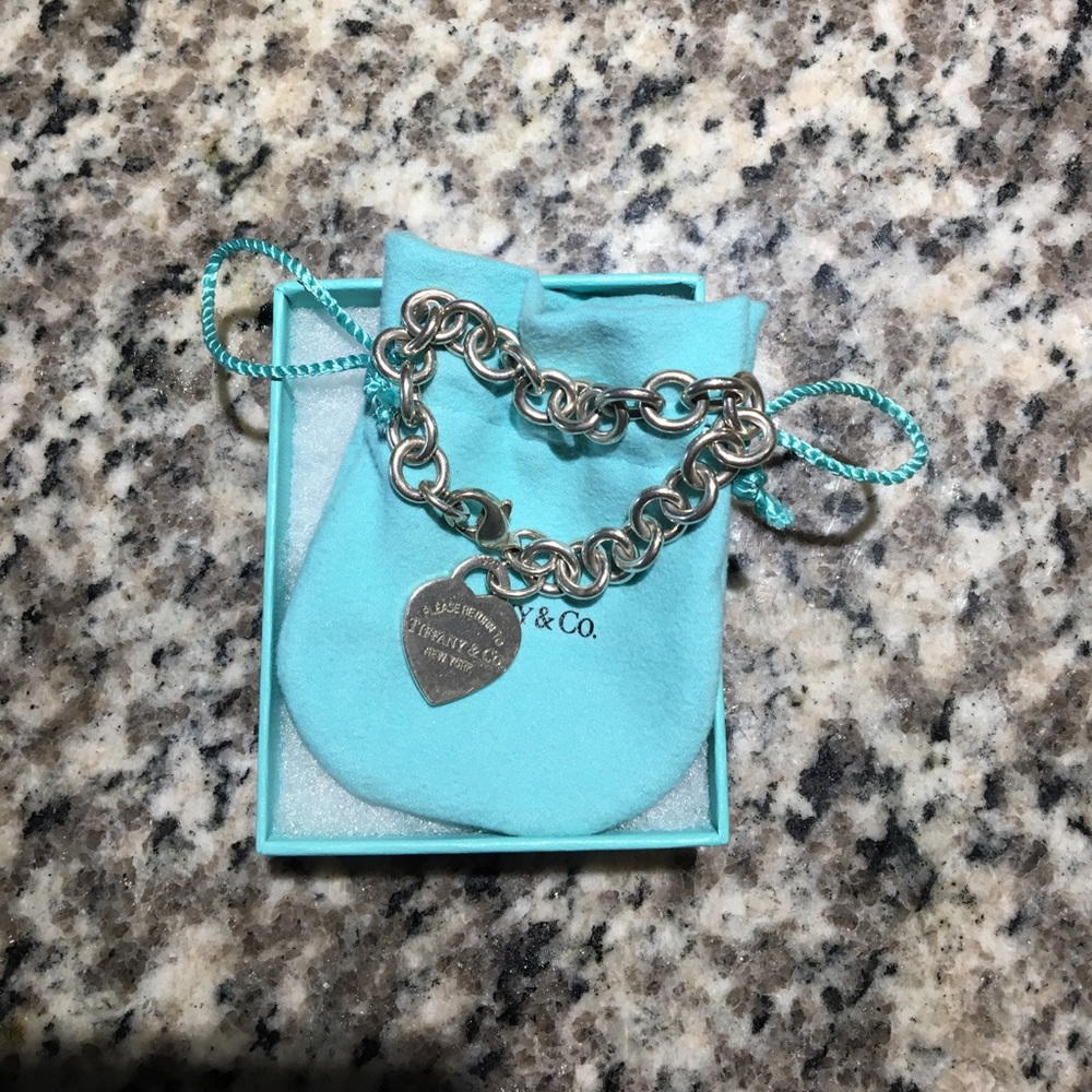 Tiffany Heart Pendant Bracelet