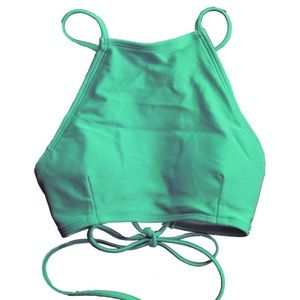 NWOT Kovey Sea Green Bay Halter Top sz Small