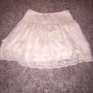 White Lace Skirt