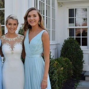 Light blue prom dress