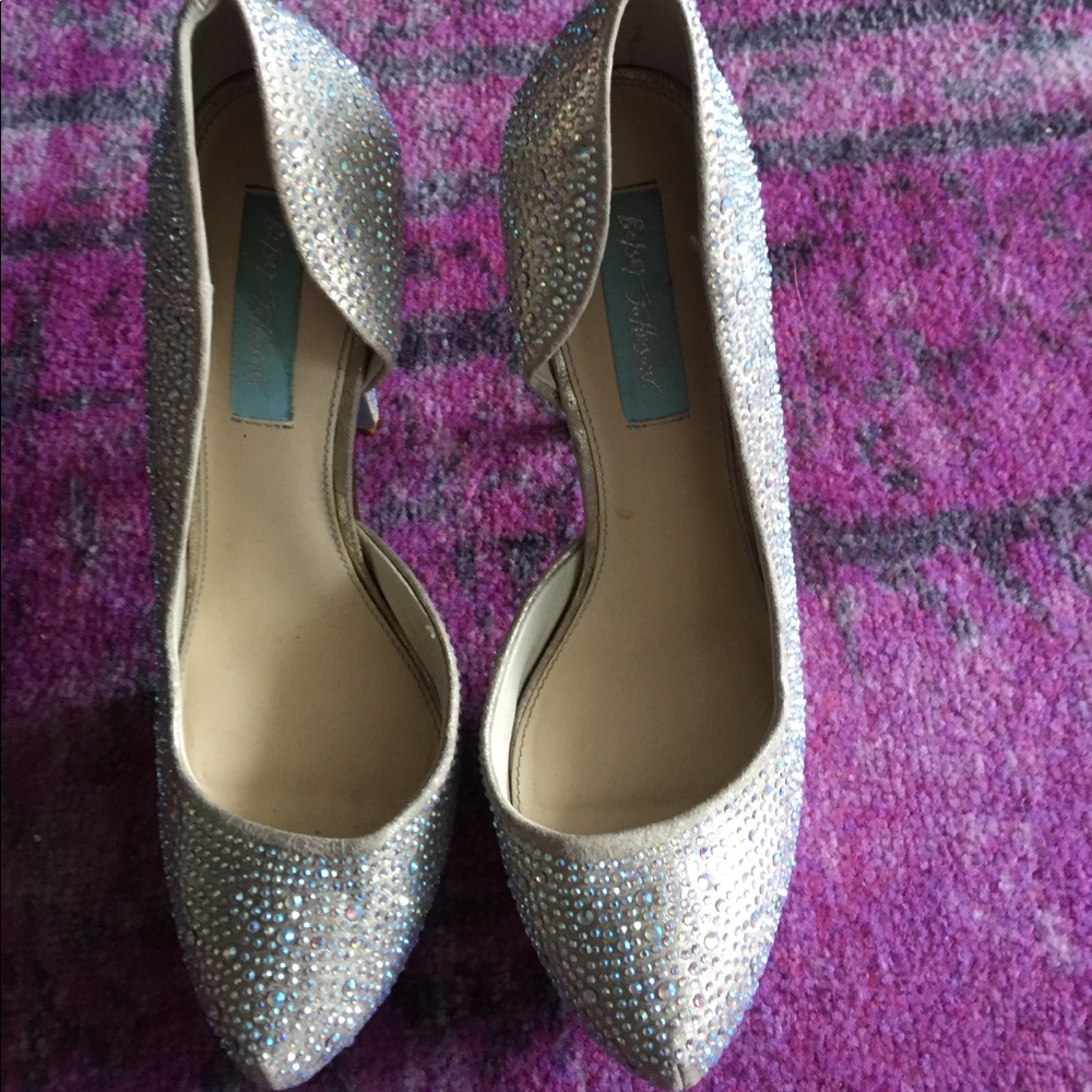 Betsey Johnson platform pumps