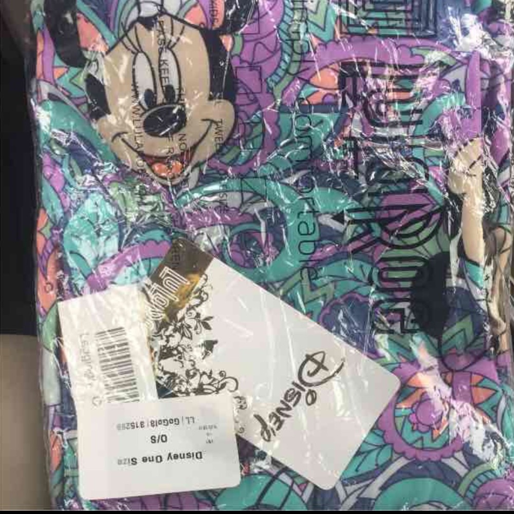 Lularoe Disney Minnie Mouse Paisley OS Leggings 💕