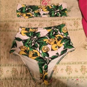 American Apparel High Waisted swimming suit!