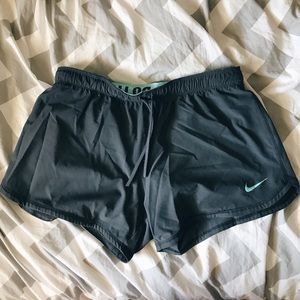 Teal Nike Women's Flex 2-in-1 Shorts