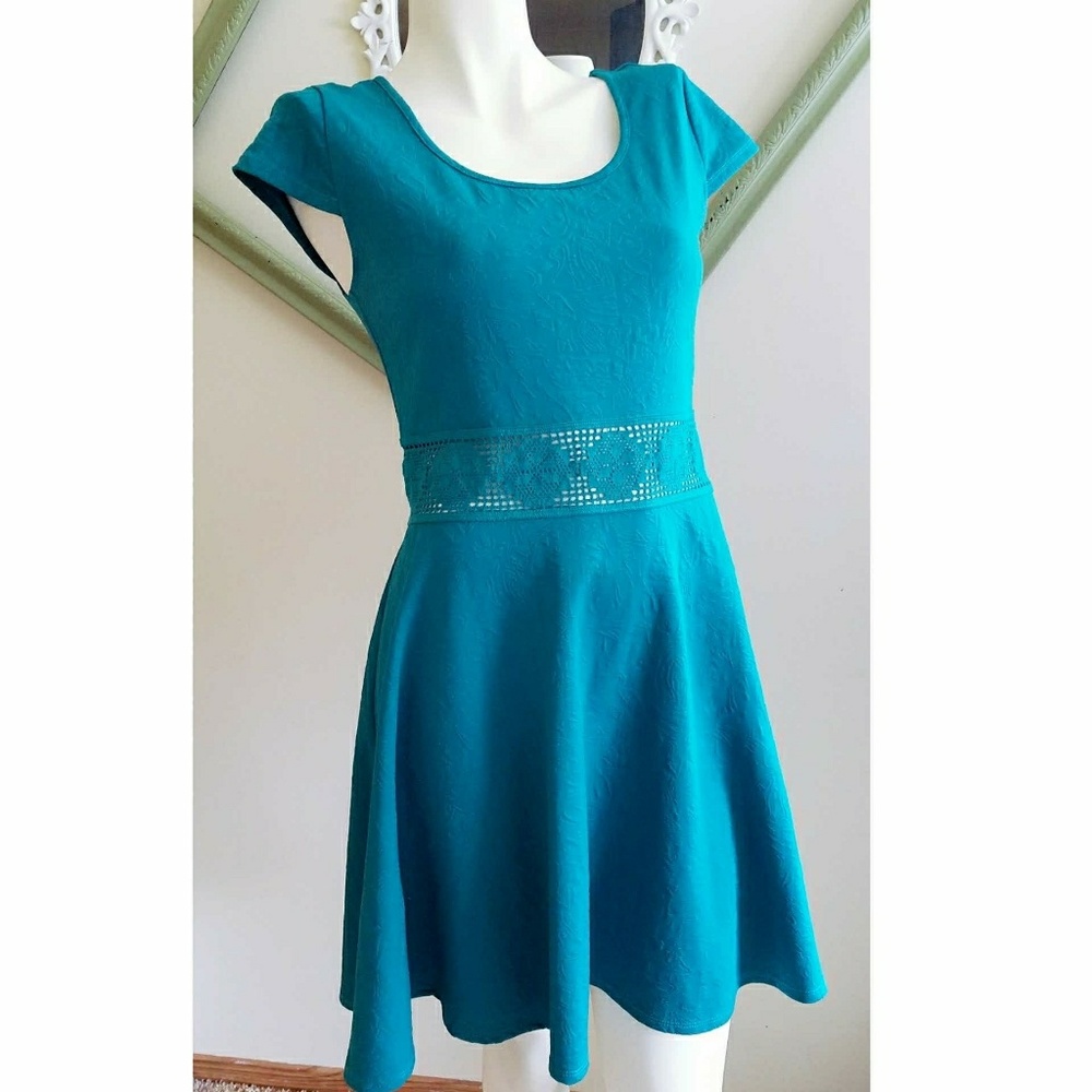 Lace mid section Dress