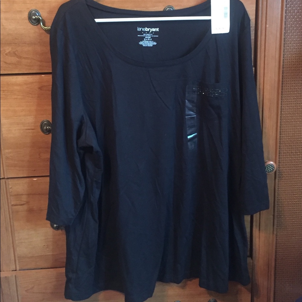 Lane Bryant relaxed fit shirt, 3/4 sleeves