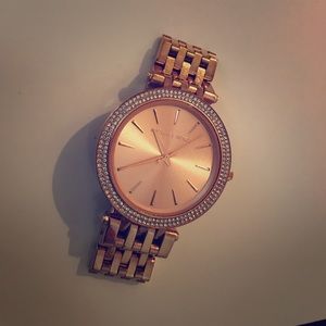 Michael Kors rose gold watch