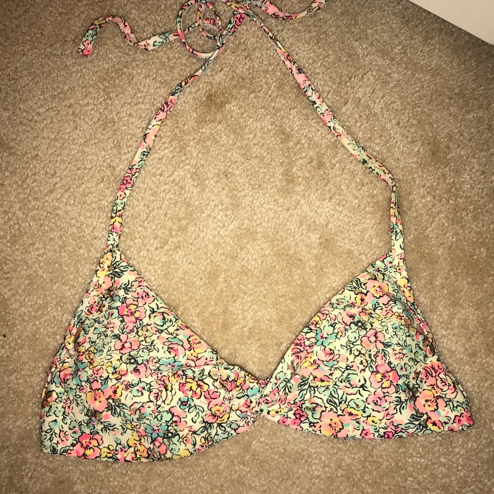 Target flower bikini top