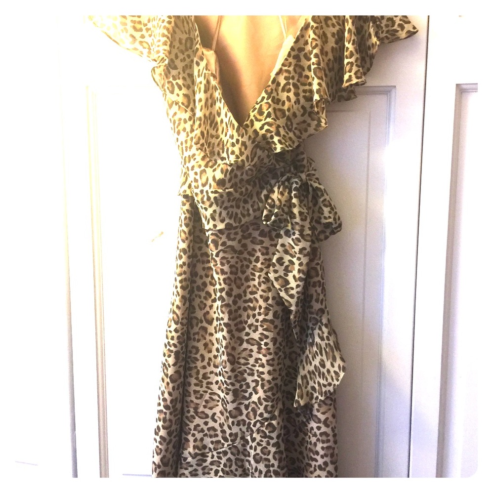 Liz & Co Hot Leopard Print Dress