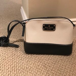 Kate Spade Black and White Crossbody