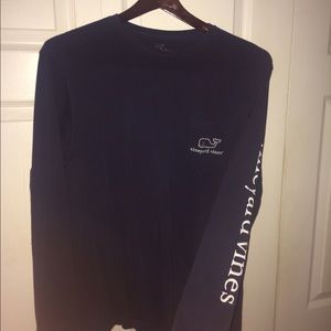 Navy blue Vineyard vines long sleeve, Adult Medium