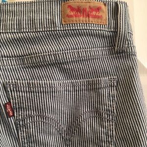 Levi's Seersucker Skinny Jeans