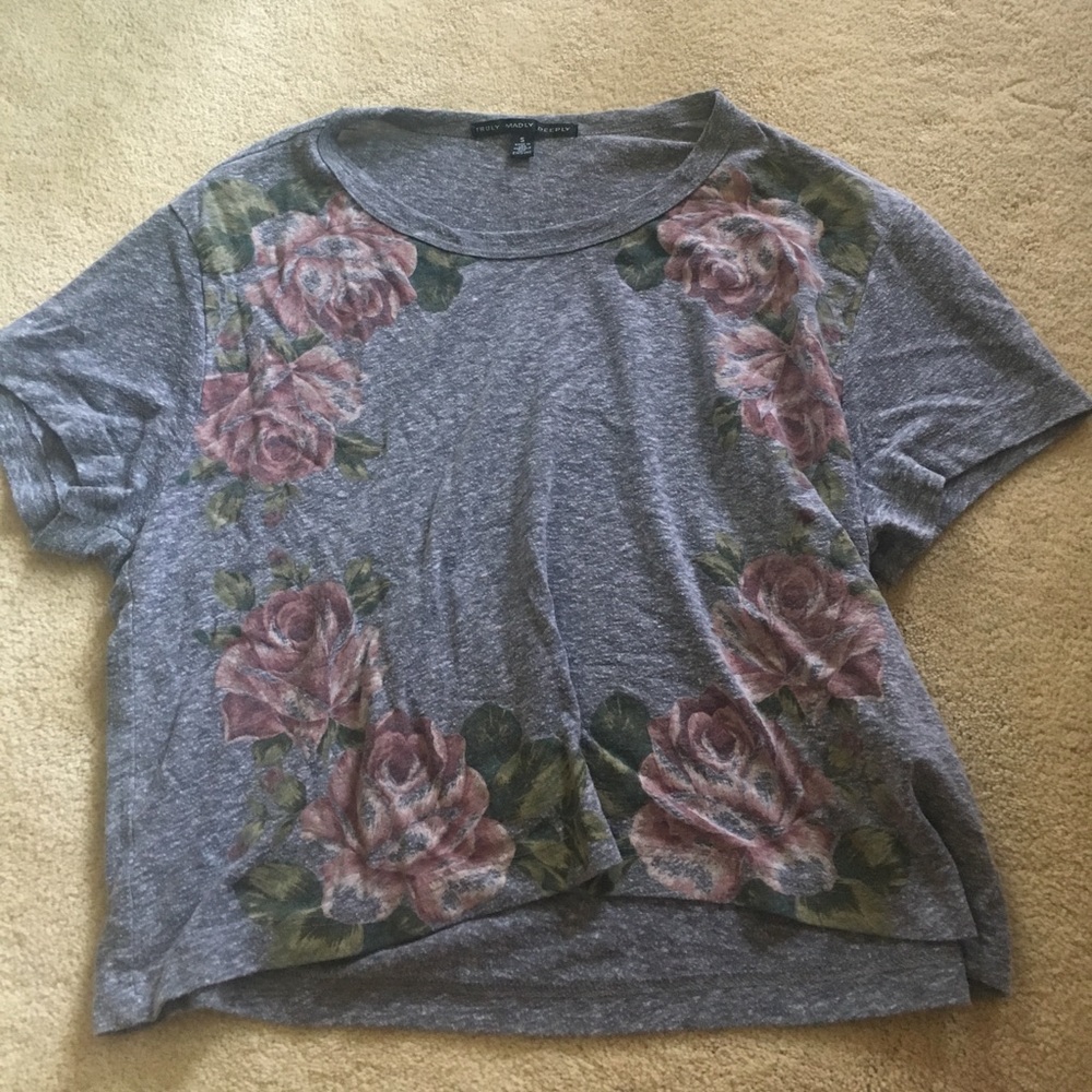 Cute Roses Crop Top