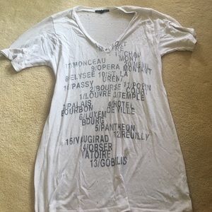 Urban Outfitters V Neck with Writing