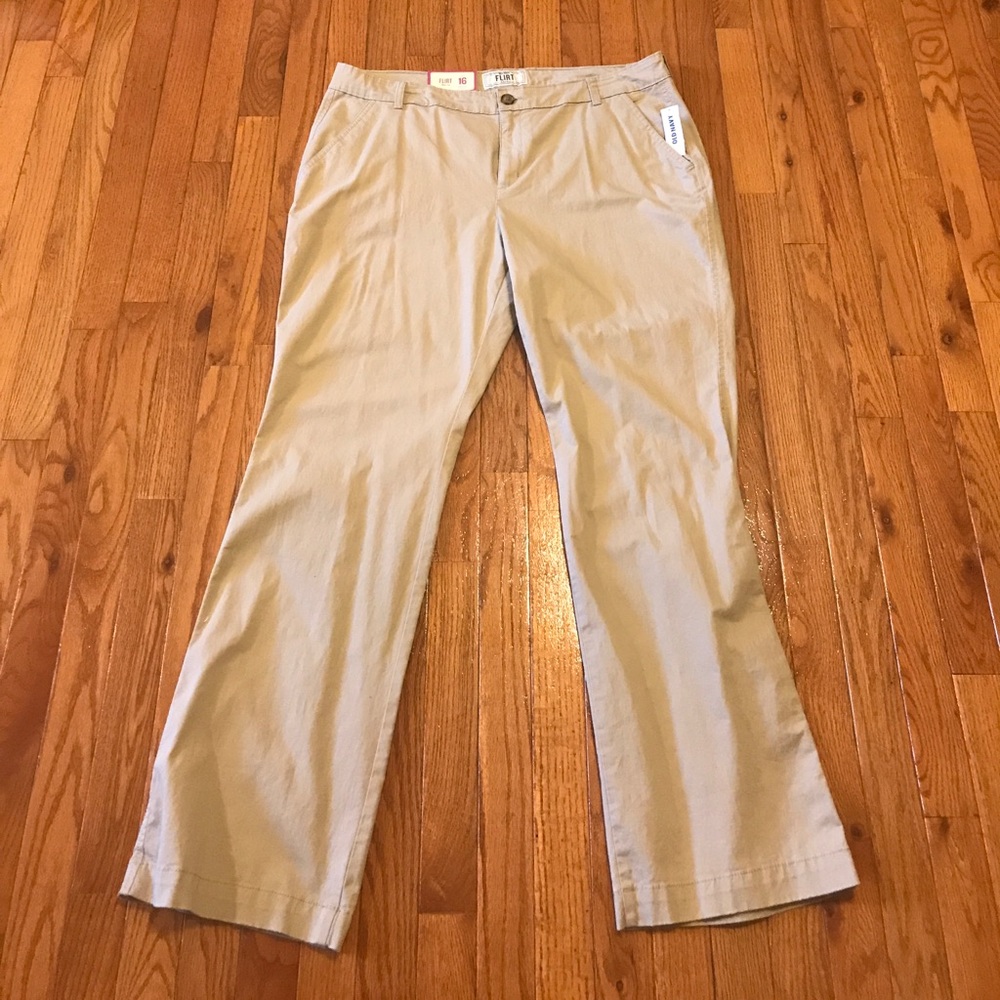 Ladies' Old Navy Boot Cut Khakis.