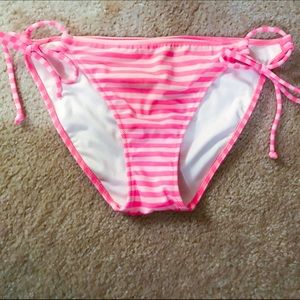 Victorias Secret Pink stripe bikini bottoms