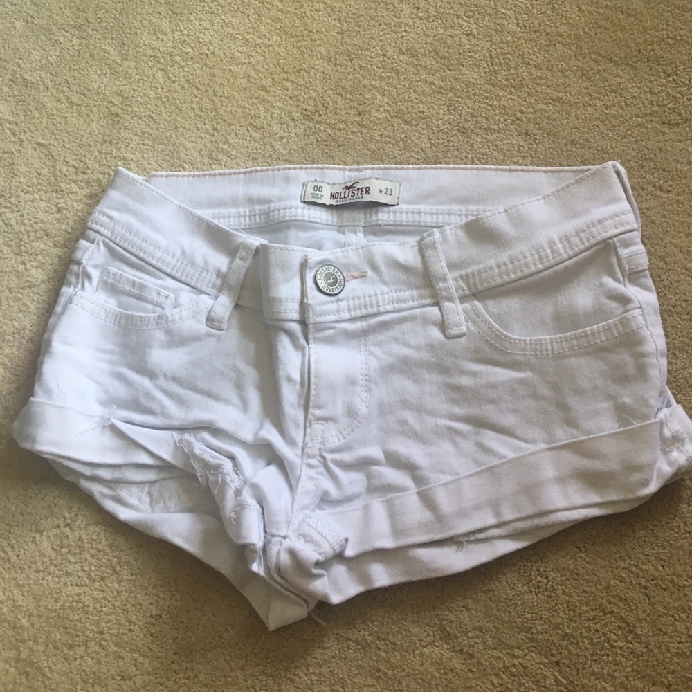 Hollister White Shorts