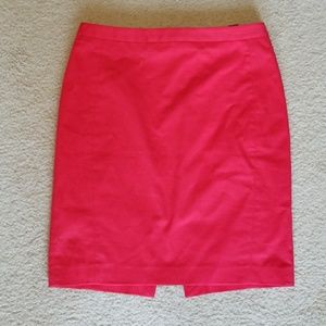 Express pencil skirt red size 2