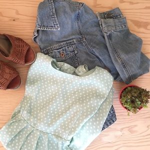 🌸SALE🌸BB Dakota Mint Green Polka Dot dress