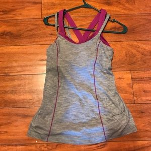 Lulu Grey Top Size 6