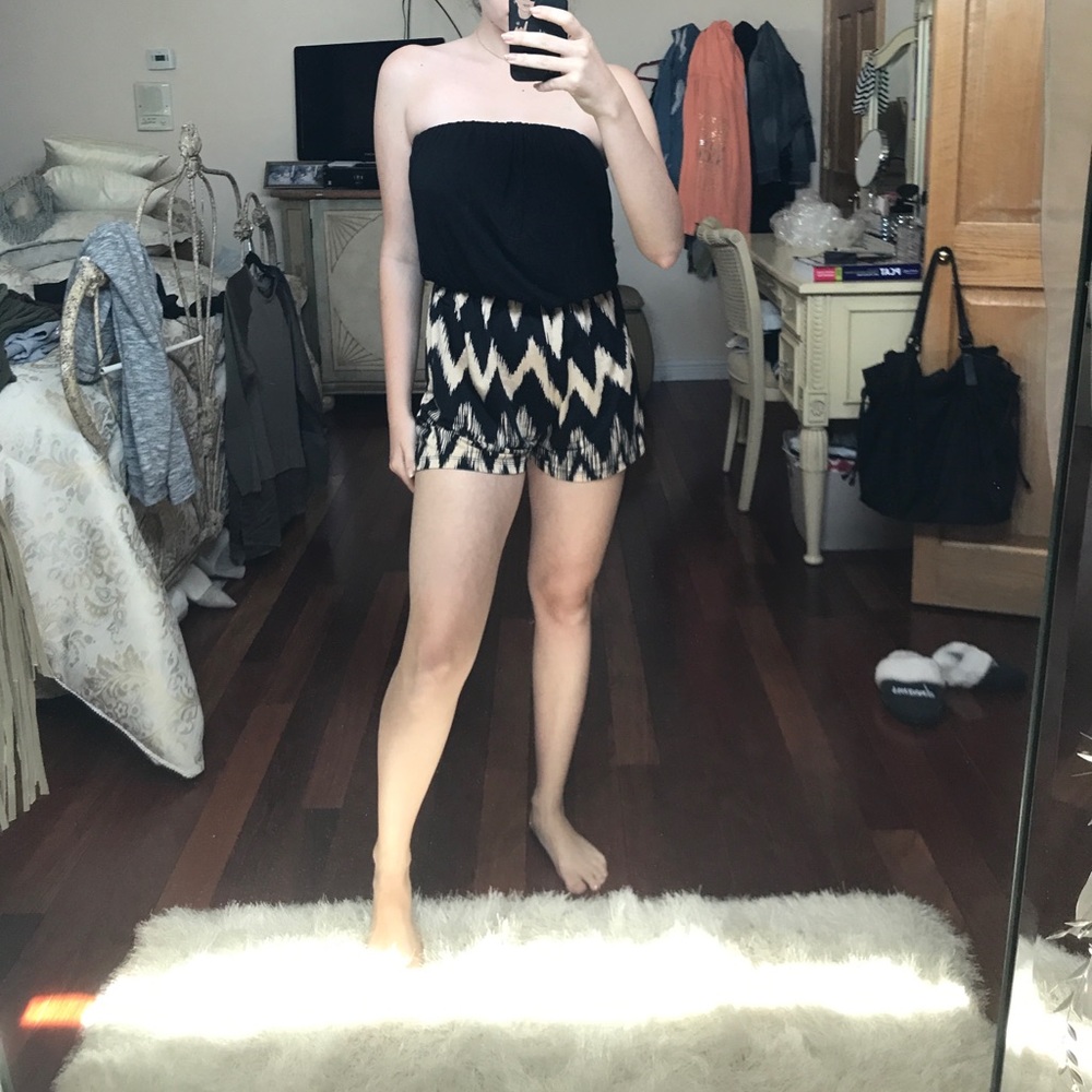 Cute black romper