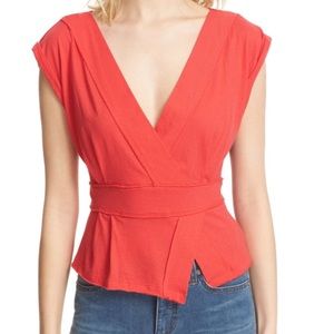 Free People NWT Hemingway tee in tulip size M