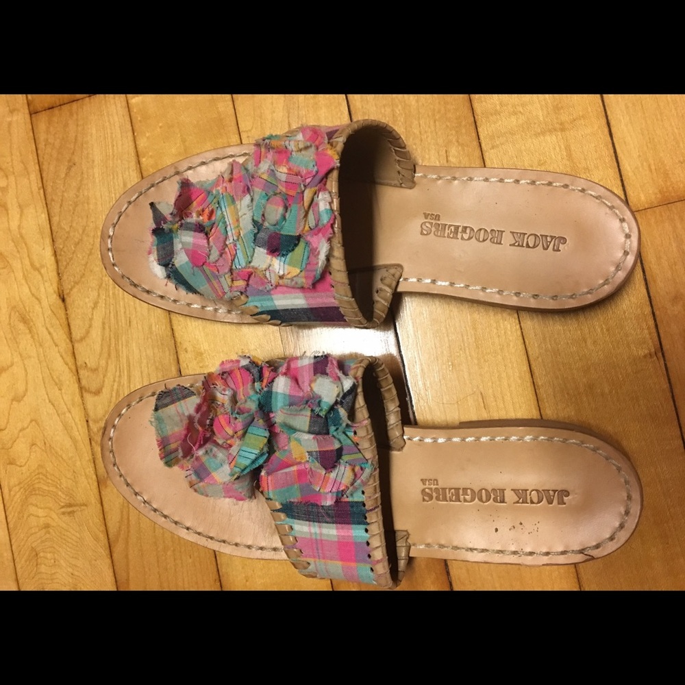 Jack rogers Madres cloth sandals (used) size 8