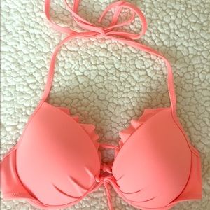Bright Coral Victoria's Secret Swimsuit Top