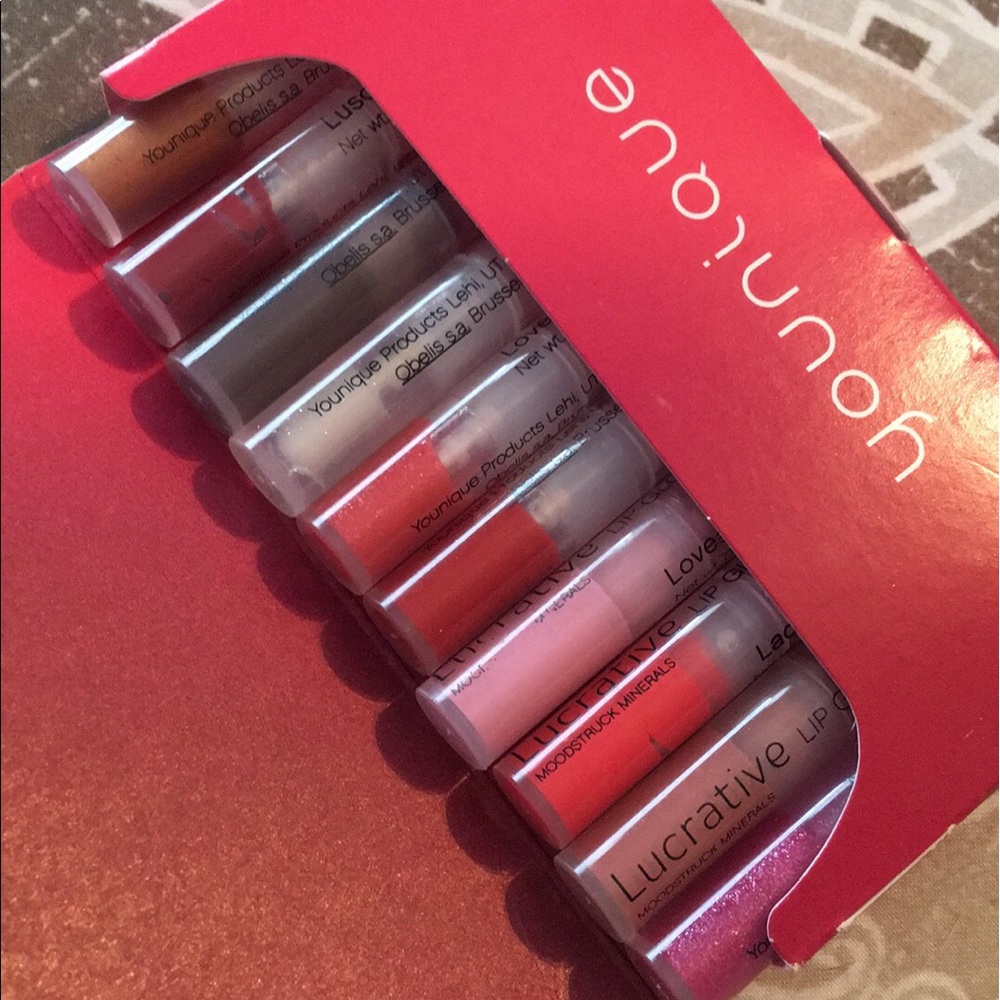 *SOLD* 10 Pack Younique Sample Lip Gloss Set