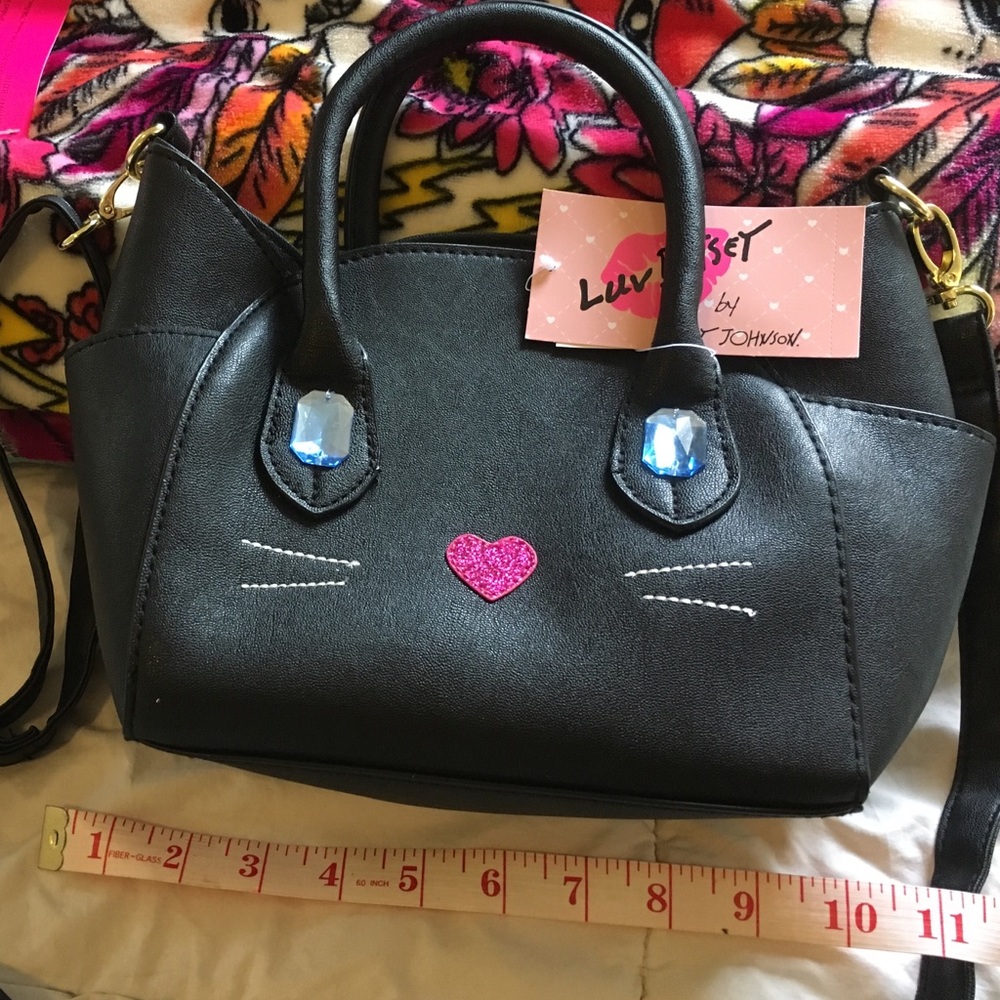Betsey Johnson Black Cat Purse
