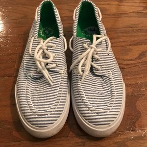 Ralph Lauren Seersucker boat shoes