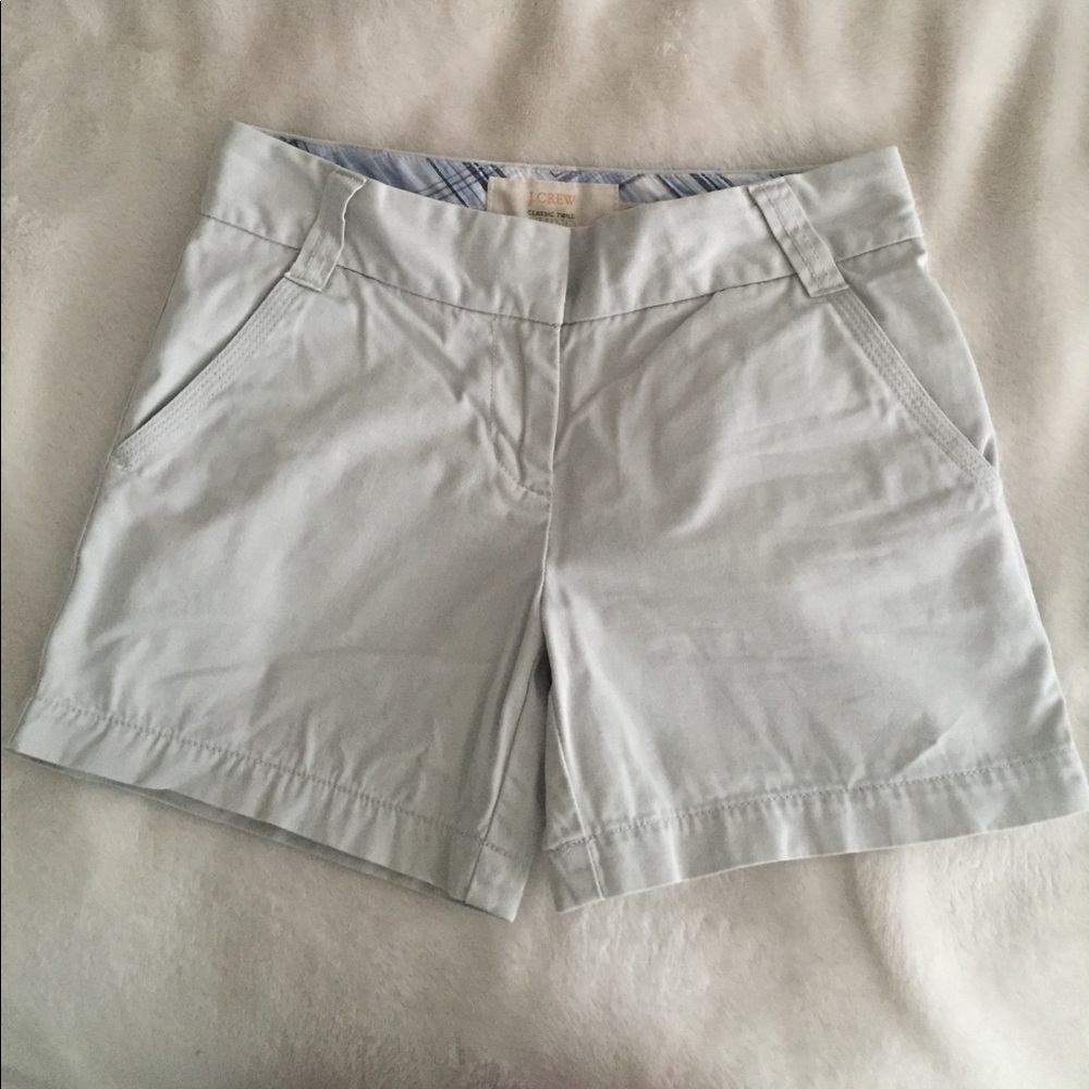 J. Crew Classic Twill Chino Shorts