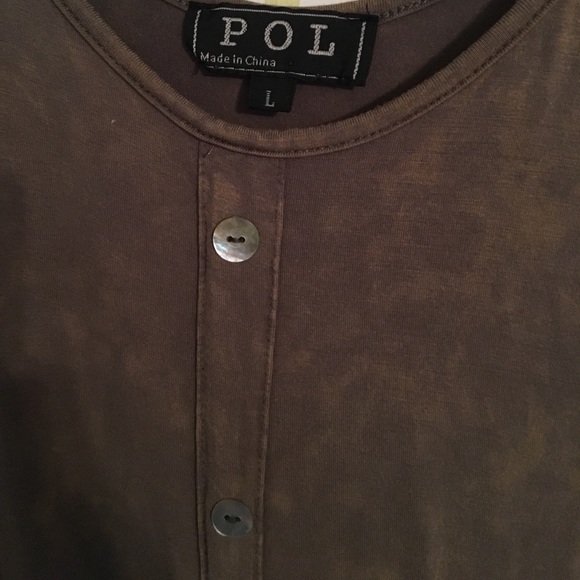 Army green POL top - Picture 3 of 3
