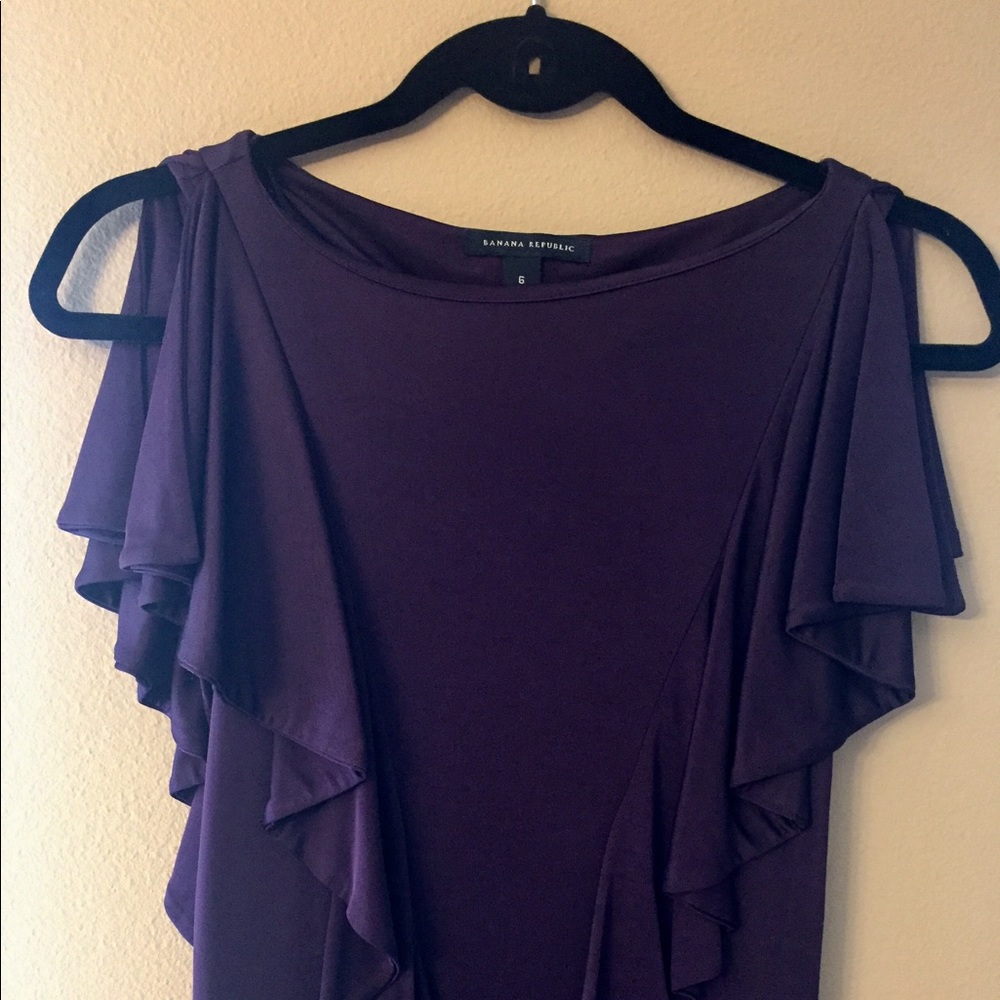 Plum Banana Republic Dress